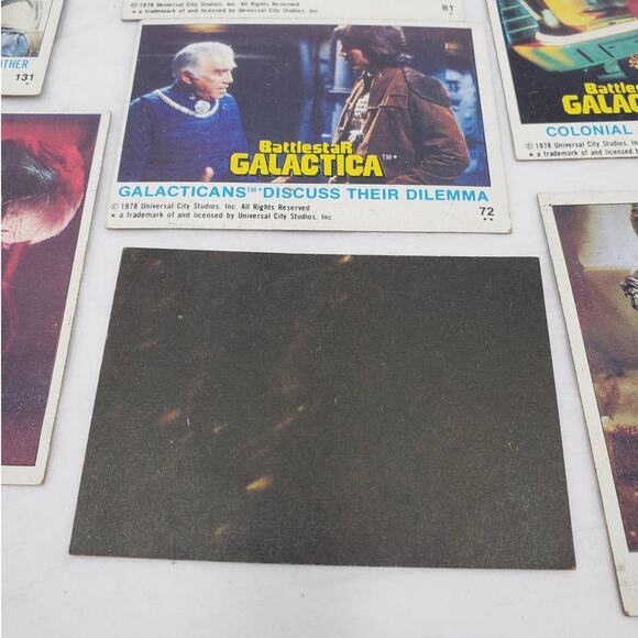 1978 Topps Battlestar Galactica Trading Cards Lot of 14 Vintage - Picture 5 of 12